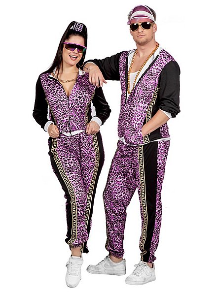 80s tracksuit Purple Panther for men - maskworld.com